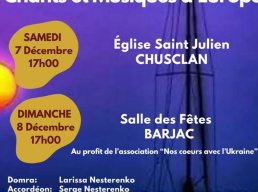 Concert - Chants et musiques d'Europe