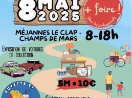 Vide grenier du 8 mai à Méjannes le Clap